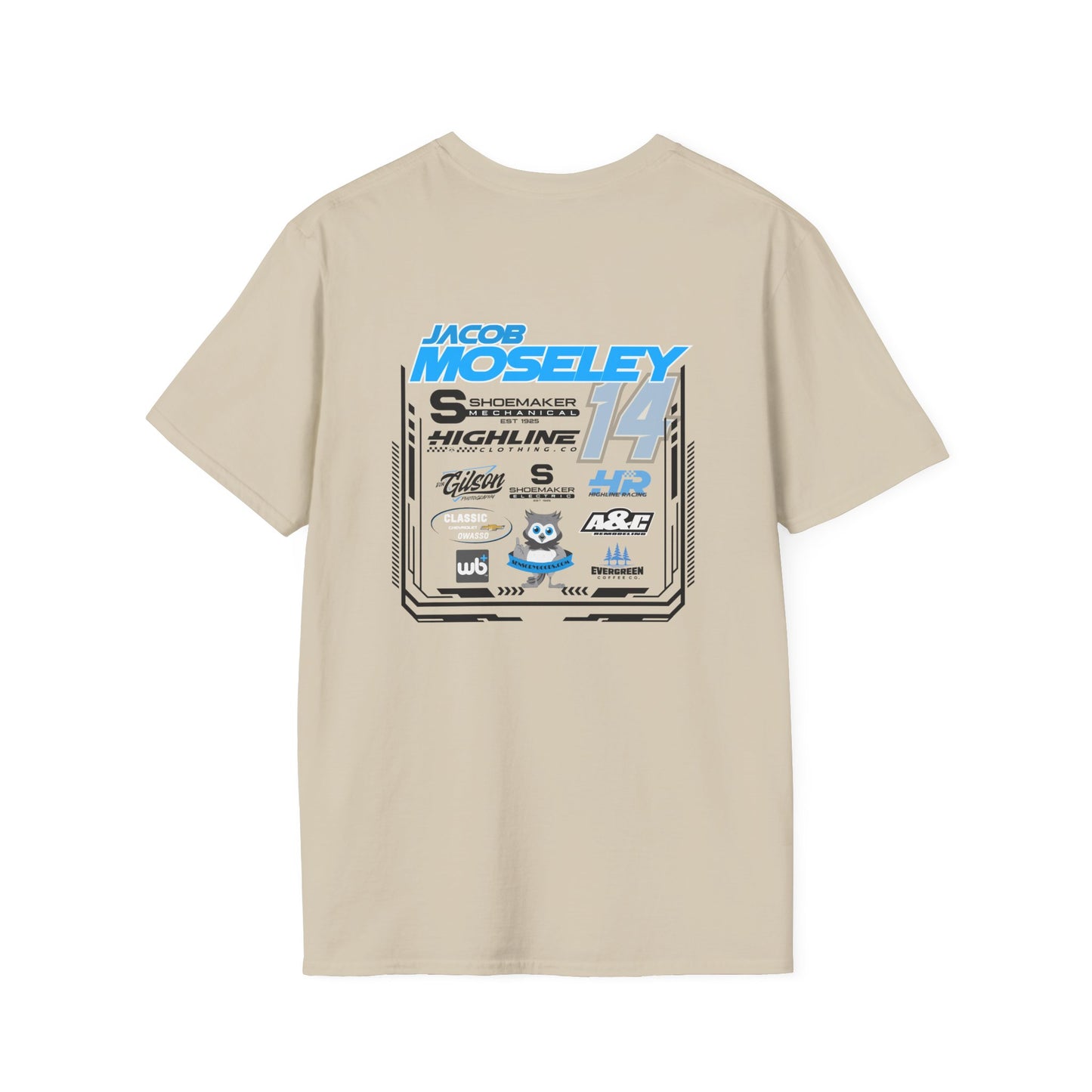 14 Jacob Moseley Graphic Racing Tee