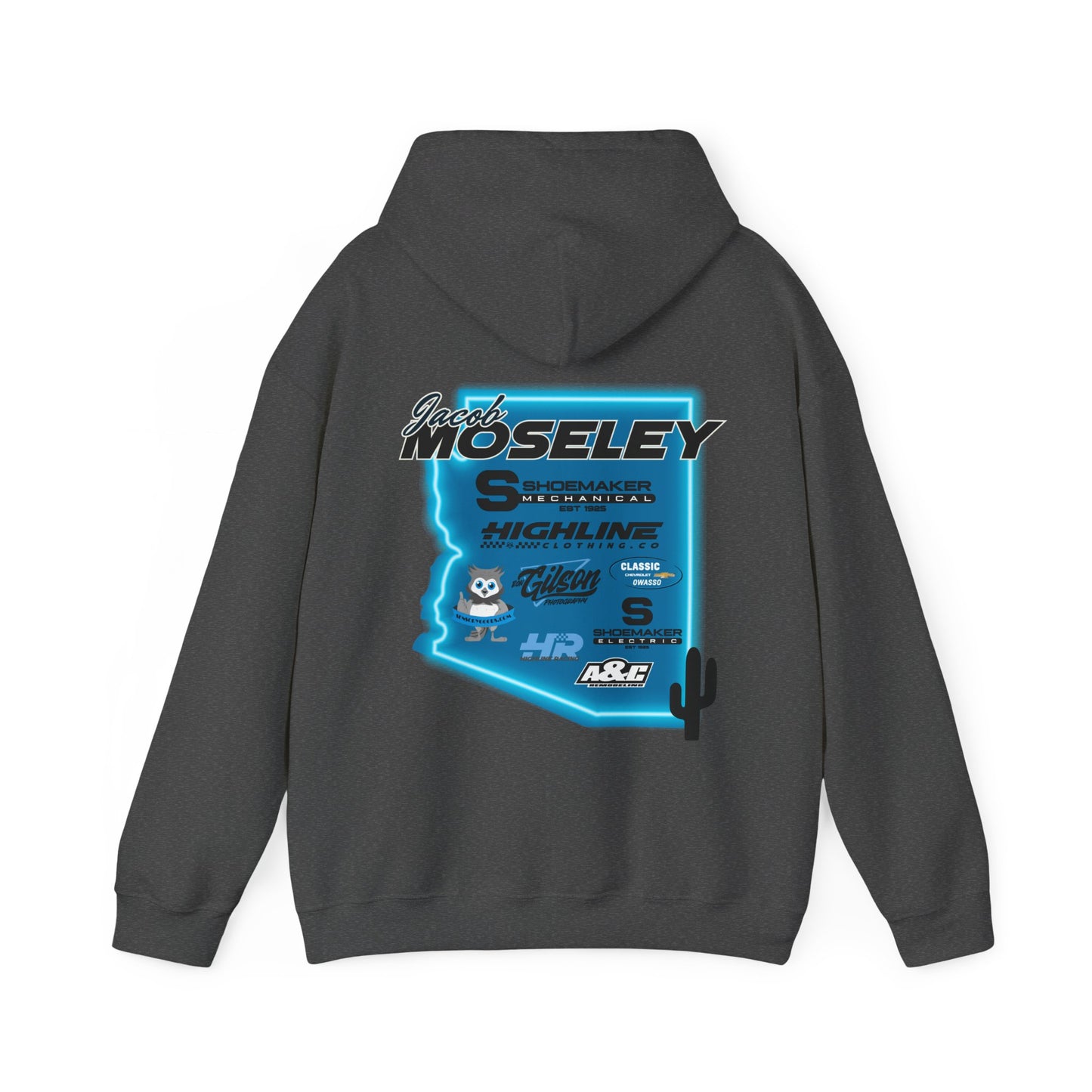 14 Jacob Moseley Arizona Hooded Sweatshirt