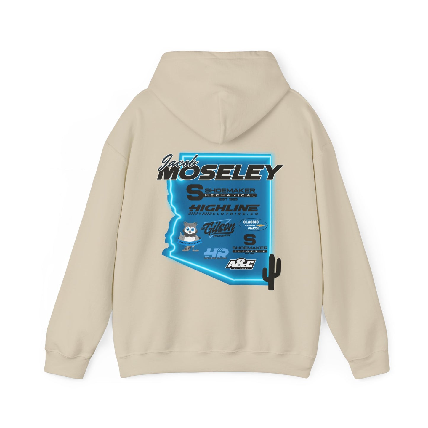 14 Jacob Moseley Arizona Hooded Sweatshirt