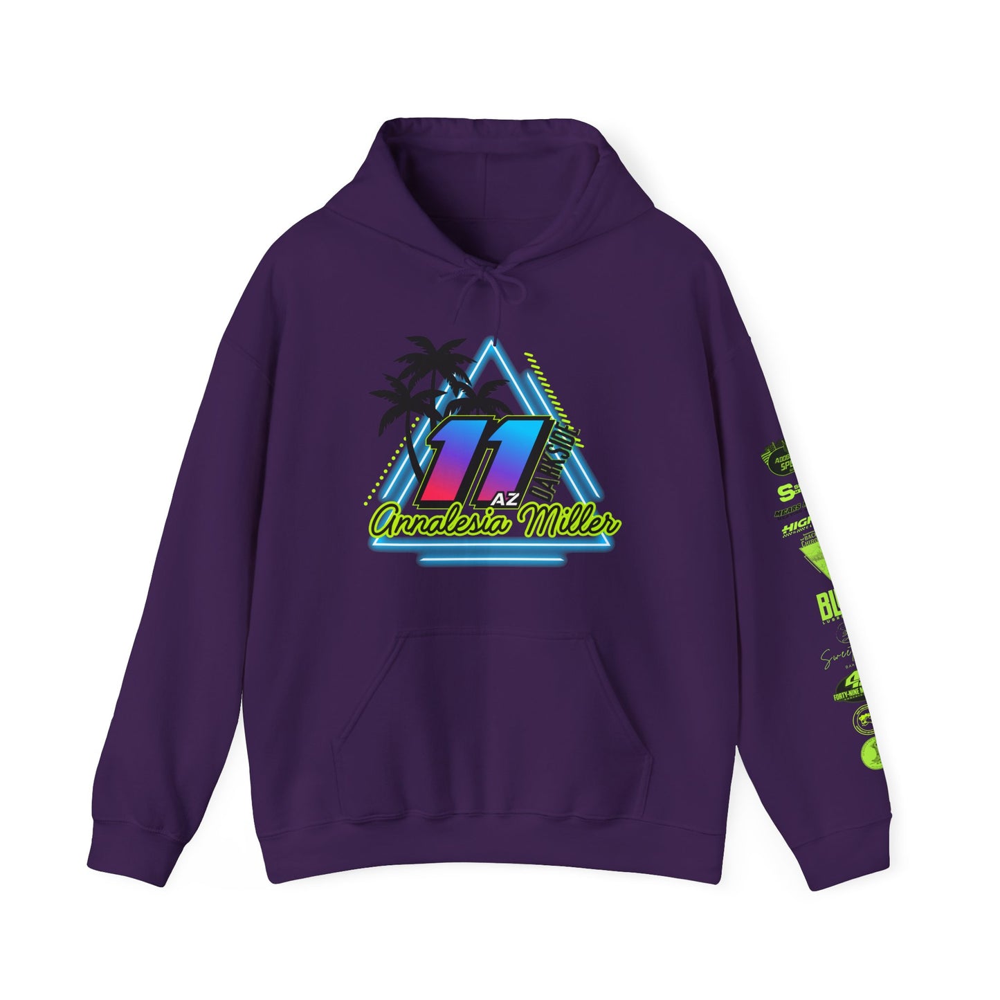 11AZ Neon Lights Unisex Heavy Blend™ Hooded Sweatshirt