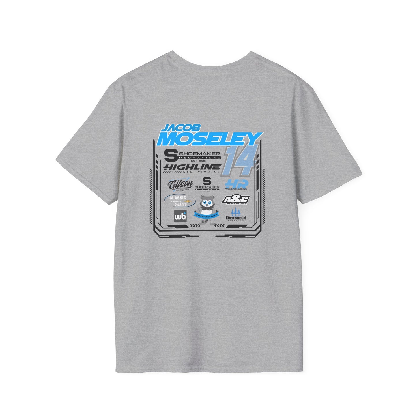 14 Jacob Moseley Graphic Racing Tee