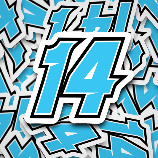 Blue Team 14 - 3 Inch Vinyl Sticker